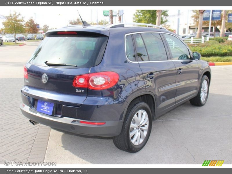 Night Blue Metallic / Charcoal 2011 Volkswagen Tiguan SE