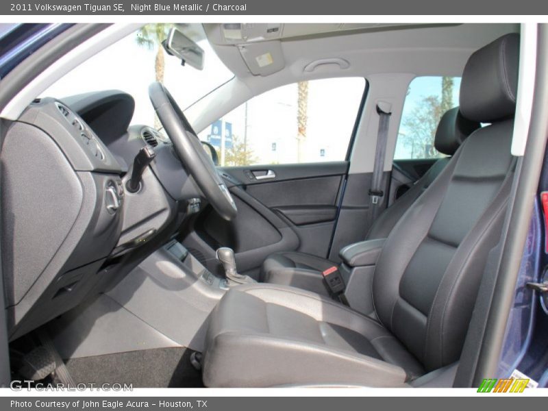 Night Blue Metallic / Charcoal 2011 Volkswagen Tiguan SE