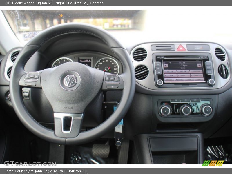 Night Blue Metallic / Charcoal 2011 Volkswagen Tiguan SE