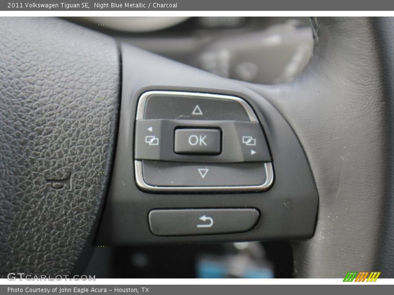 Night Blue Metallic / Charcoal 2011 Volkswagen Tiguan SE