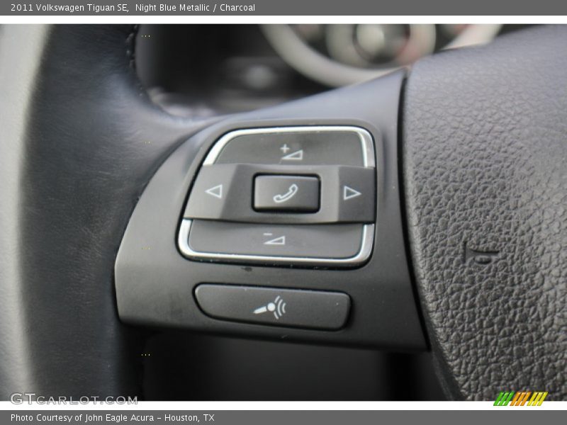 Night Blue Metallic / Charcoal 2011 Volkswagen Tiguan SE