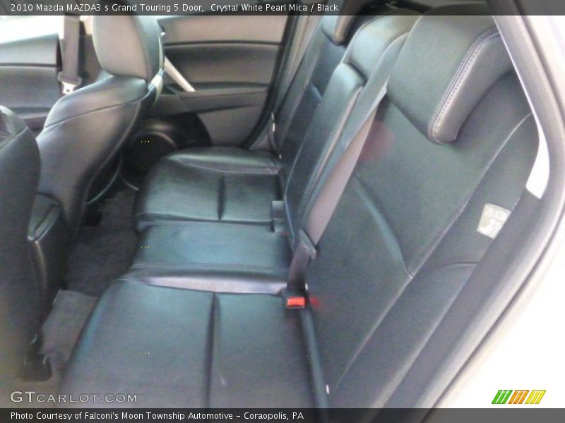Crystal White Pearl Mica / Black 2010 Mazda MAZDA3 s Grand Touring 5 Door