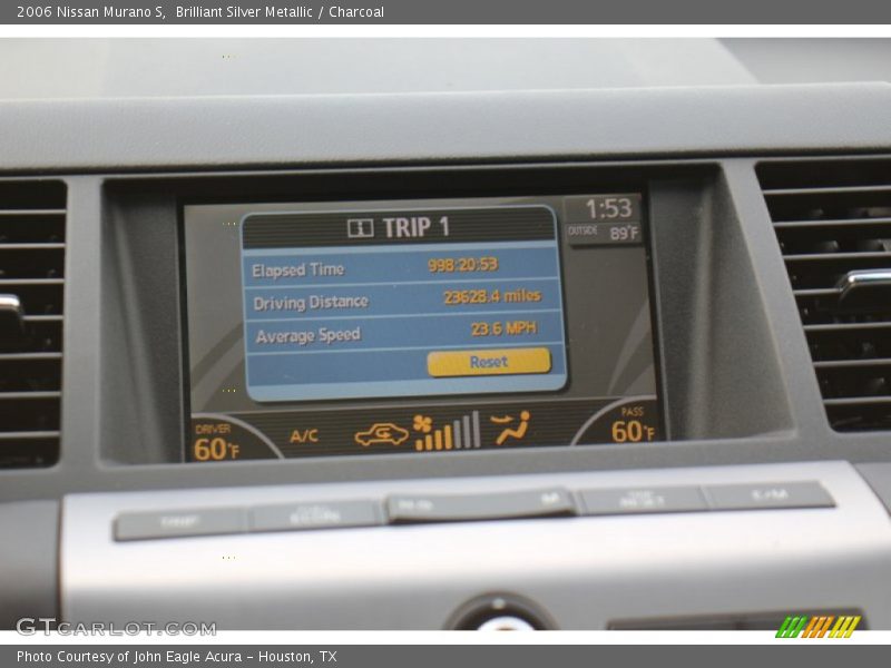 Brilliant Silver Metallic / Charcoal 2006 Nissan Murano S