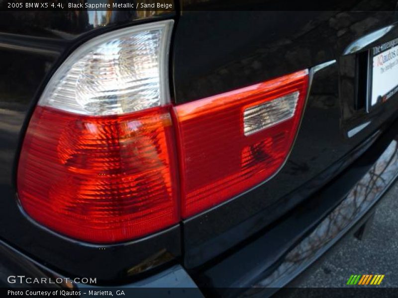 Black Sapphire Metallic / Sand Beige 2005 BMW X5 4.4i