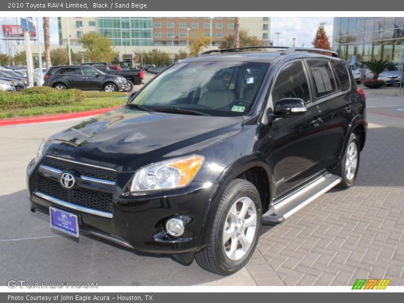 Black / Sand Beige 2010 Toyota RAV4 Limited