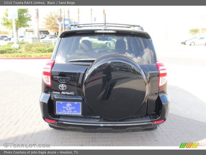 Black / Sand Beige 2010 Toyota RAV4 Limited