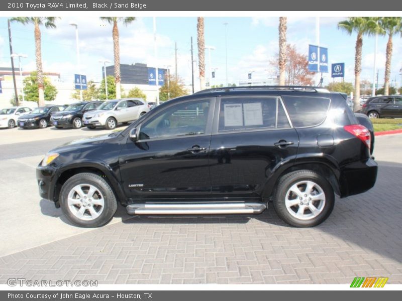 Black / Sand Beige 2010 Toyota RAV4 Limited