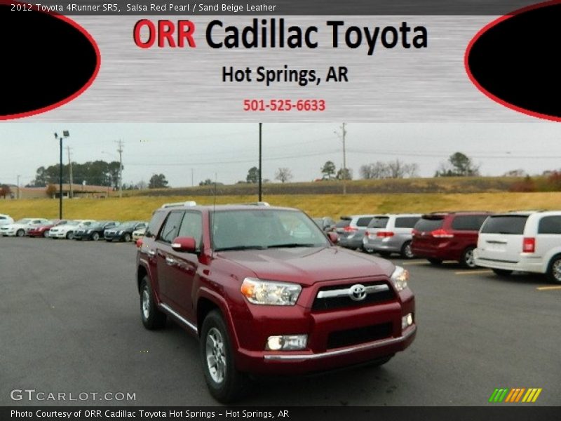 Salsa Red Pearl / Sand Beige Leather 2012 Toyota 4Runner SR5