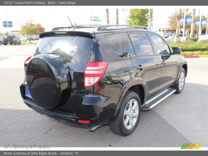 Black / Sand Beige 2010 Toyota RAV4 Limited