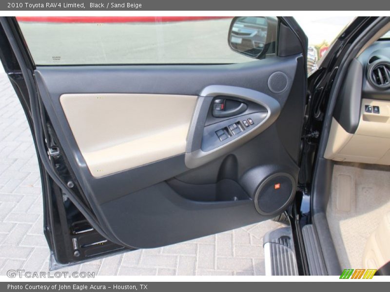 Black / Sand Beige 2010 Toyota RAV4 Limited