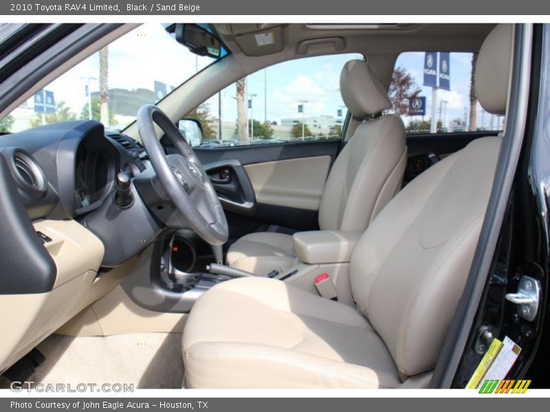 Black / Sand Beige 2010 Toyota RAV4 Limited