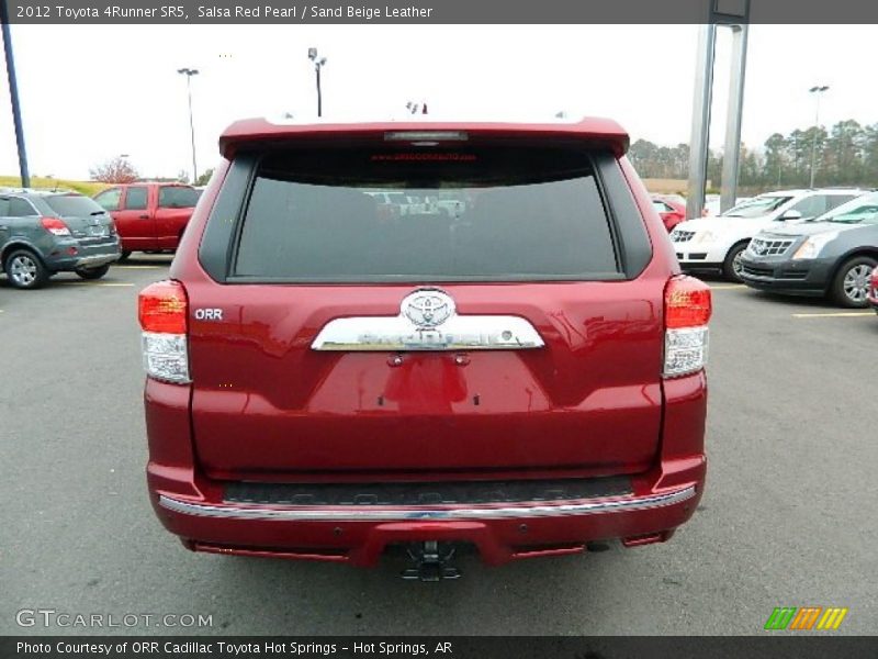 Salsa Red Pearl / Sand Beige Leather 2012 Toyota 4Runner SR5