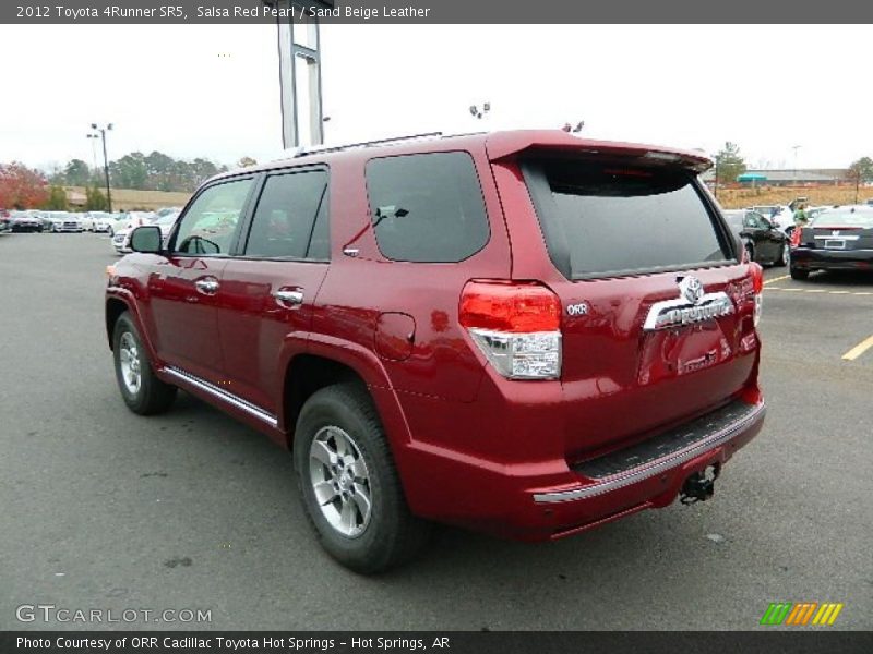 Salsa Red Pearl / Sand Beige Leather 2012 Toyota 4Runner SR5