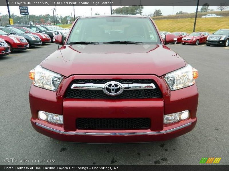 Salsa Red Pearl / Sand Beige Leather 2012 Toyota 4Runner SR5