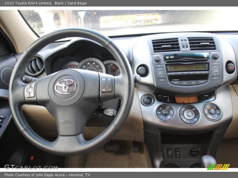 Black / Sand Beige 2010 Toyota RAV4 Limited