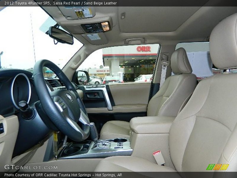 Salsa Red Pearl / Sand Beige Leather 2012 Toyota 4Runner SR5