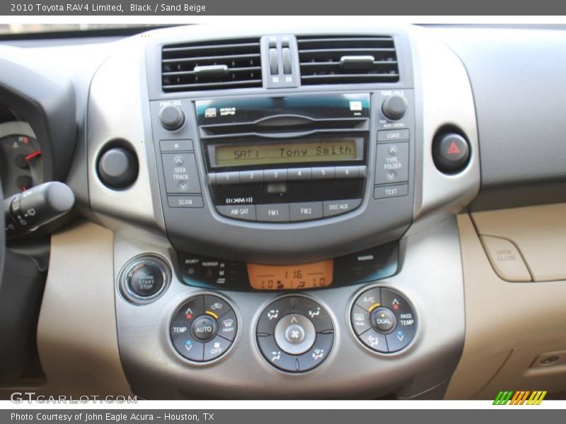 Black / Sand Beige 2010 Toyota RAV4 Limited