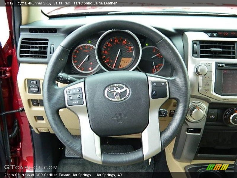 Salsa Red Pearl / Sand Beige Leather 2012 Toyota 4Runner SR5