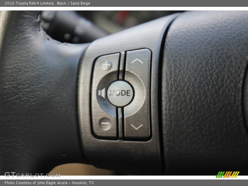 Black / Sand Beige 2010 Toyota RAV4 Limited