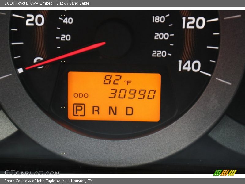 Black / Sand Beige 2010 Toyota RAV4 Limited