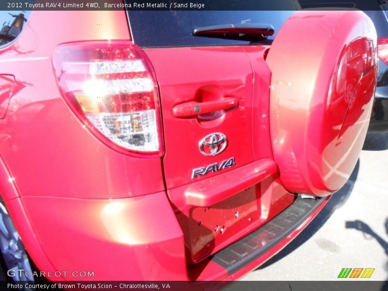 Barcelona Red Metallic / Sand Beige 2012 Toyota RAV4 Limited 4WD
