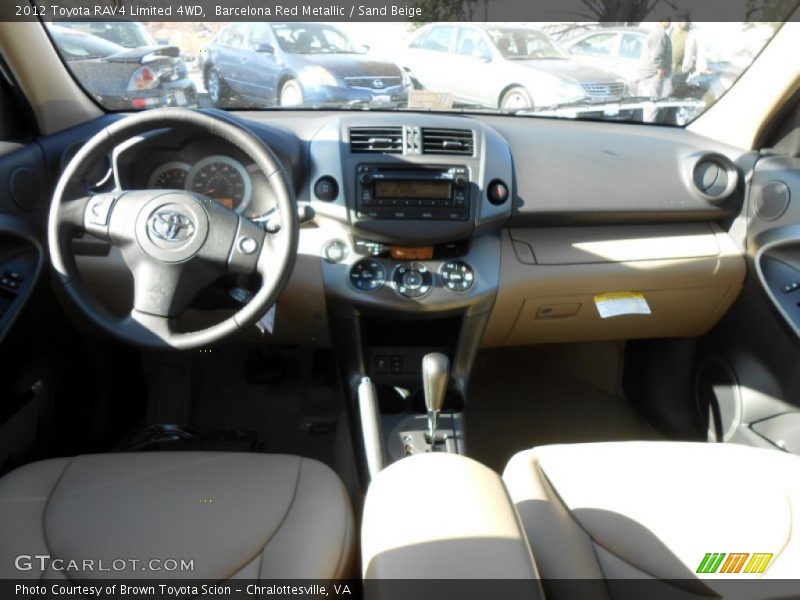 Barcelona Red Metallic / Sand Beige 2012 Toyota RAV4 Limited 4WD