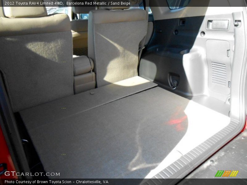 Barcelona Red Metallic / Sand Beige 2012 Toyota RAV4 Limited 4WD
