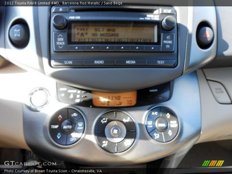 Barcelona Red Metallic / Sand Beige 2012 Toyota RAV4 Limited 4WD