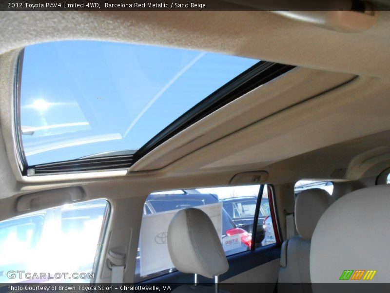 Barcelona Red Metallic / Sand Beige 2012 Toyota RAV4 Limited 4WD