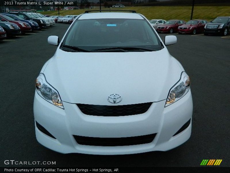 Super White / Ash 2013 Toyota Matrix L