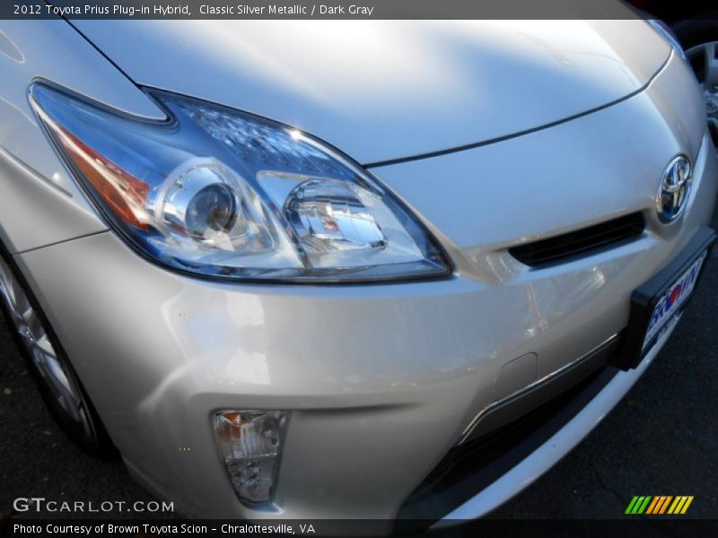 Classic Silver Metallic / Dark Gray 2012 Toyota Prius Plug-in Hybrid