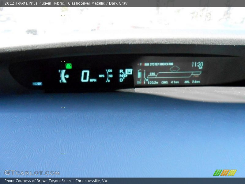 Classic Silver Metallic / Dark Gray 2012 Toyota Prius Plug-in Hybrid