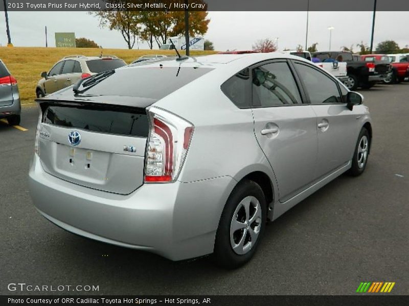 Classic Silver Metallic / Misty Gray 2013 Toyota Prius Four Hybrid