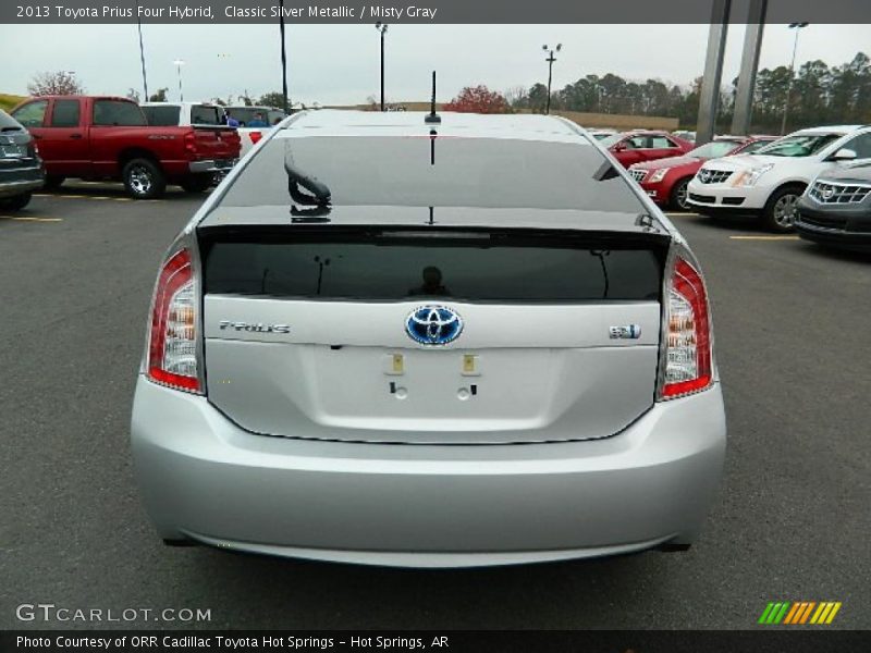 Classic Silver Metallic / Misty Gray 2013 Toyota Prius Four Hybrid