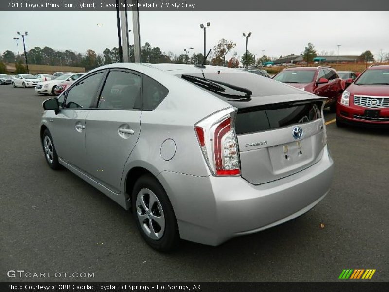 Classic Silver Metallic / Misty Gray 2013 Toyota Prius Four Hybrid