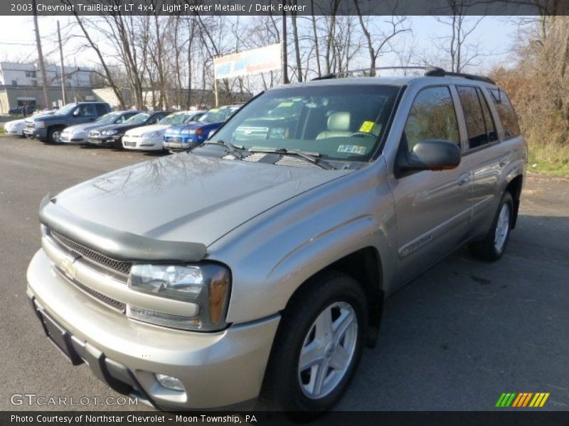 Light Pewter Metallic / Dark Pewter 2003 Chevrolet TrailBlazer LT 4x4