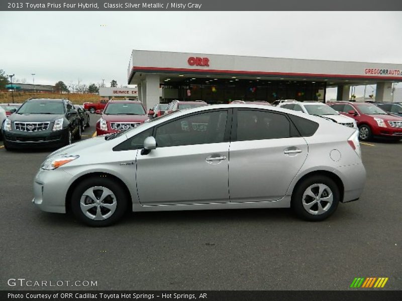 Classic Silver Metallic / Misty Gray 2013 Toyota Prius Four Hybrid