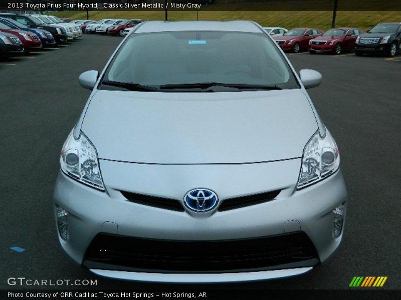 Classic Silver Metallic / Misty Gray 2013 Toyota Prius Four Hybrid