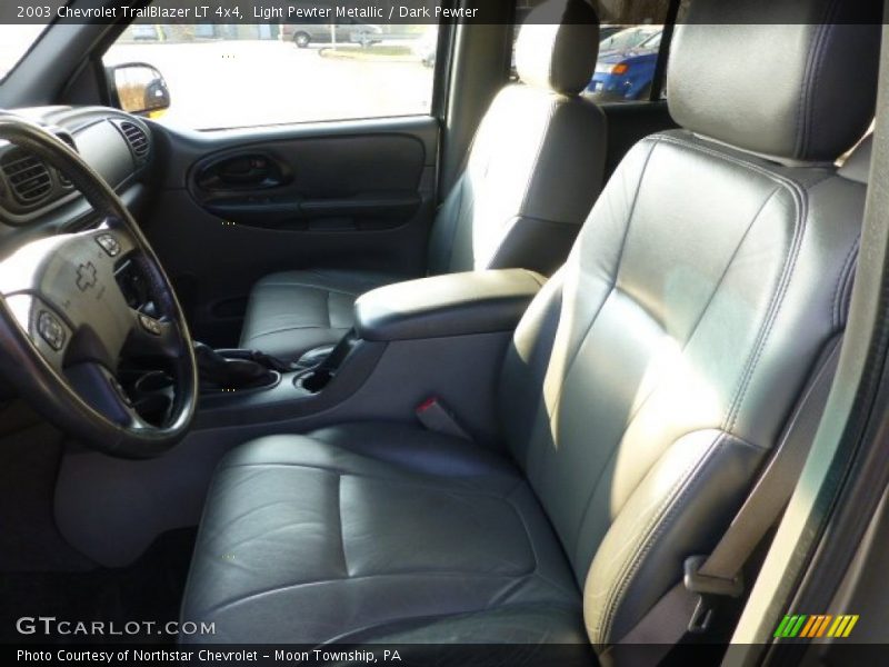 Light Pewter Metallic / Dark Pewter 2003 Chevrolet TrailBlazer LT 4x4