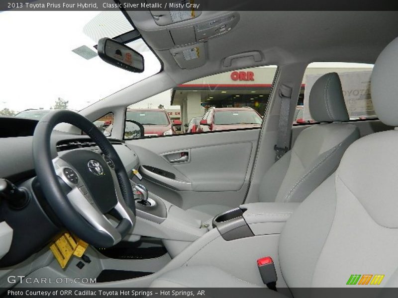 Classic Silver Metallic / Misty Gray 2013 Toyota Prius Four Hybrid