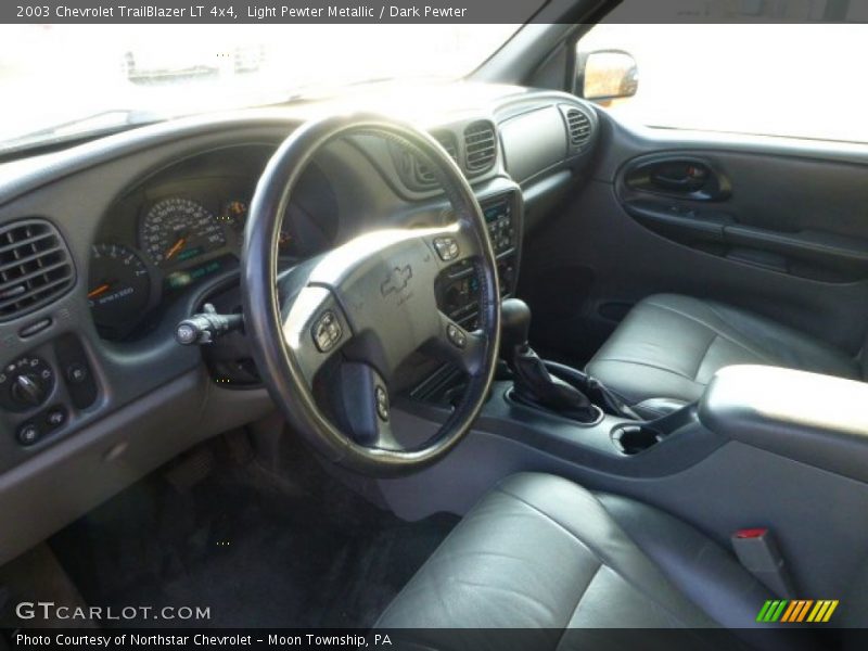 Light Pewter Metallic / Dark Pewter 2003 Chevrolet TrailBlazer LT 4x4