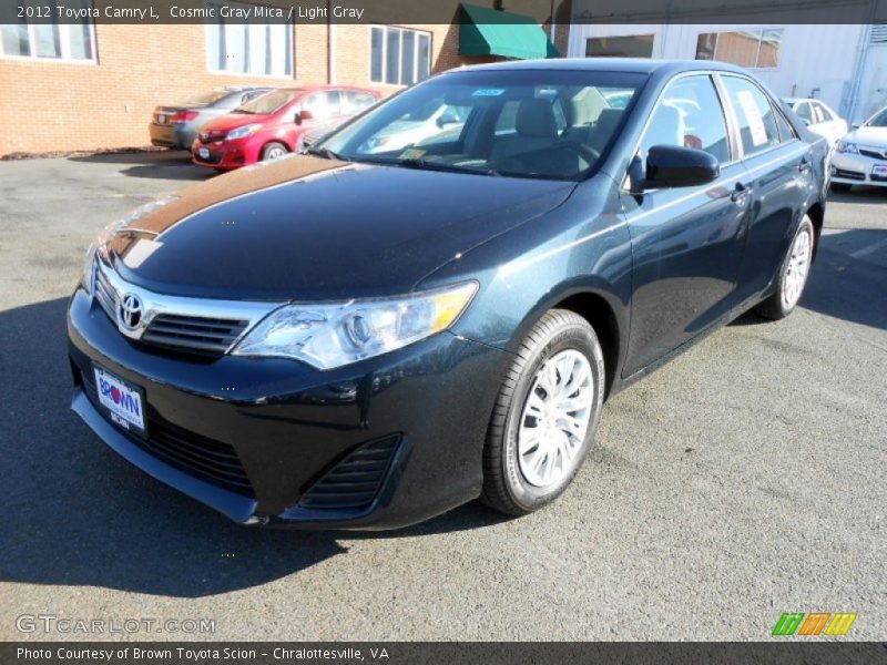 Cosmic Gray Mica / Light Gray 2012 Toyota Camry L