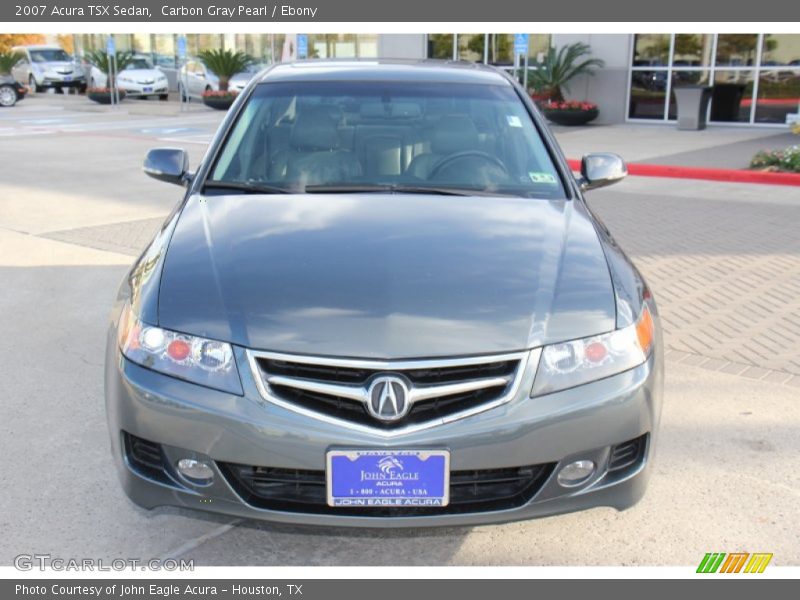Carbon Gray Pearl / Ebony 2007 Acura TSX Sedan