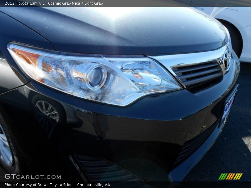 Cosmic Gray Mica / Light Gray 2012 Toyota Camry L