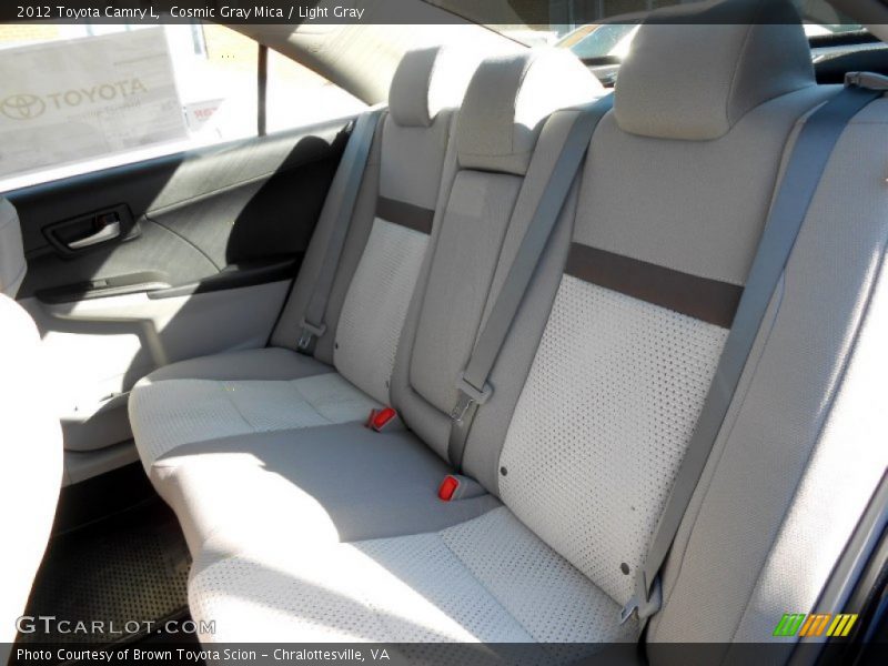 Cosmic Gray Mica / Light Gray 2012 Toyota Camry L