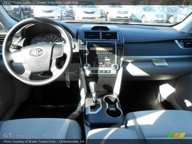 Cosmic Gray Mica / Light Gray 2012 Toyota Camry L
