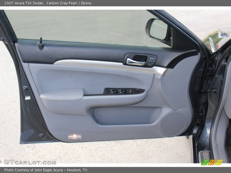 Carbon Gray Pearl / Ebony 2007 Acura TSX Sedan