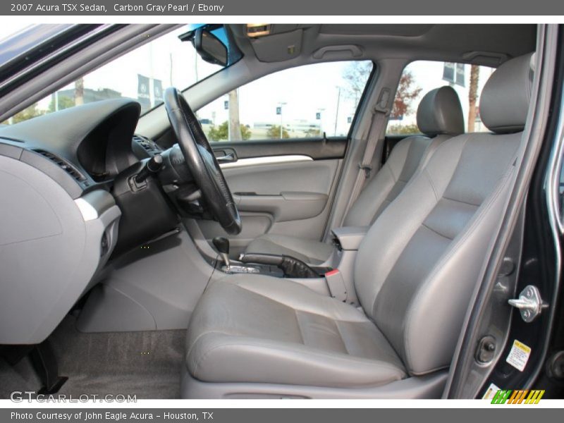 Carbon Gray Pearl / Ebony 2007 Acura TSX Sedan