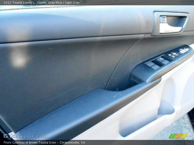 Cosmic Gray Mica / Light Gray 2012 Toyota Camry L