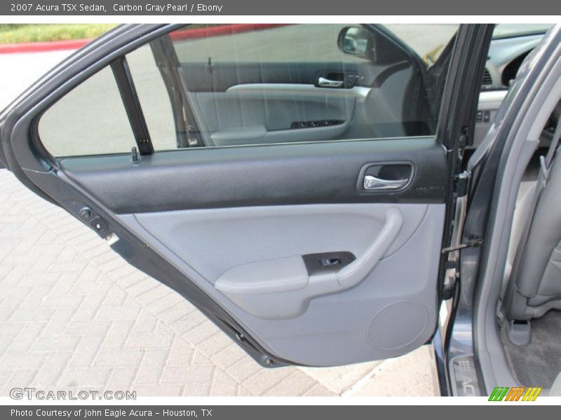 Carbon Gray Pearl / Ebony 2007 Acura TSX Sedan
